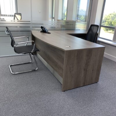 EMPIRE EXECUTIVE BOW FRONTED OFFICE DESK