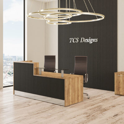 Zion Pro 2-Person Reception Desk –Zion_Pro_Desk_Tobacco_double-scaled