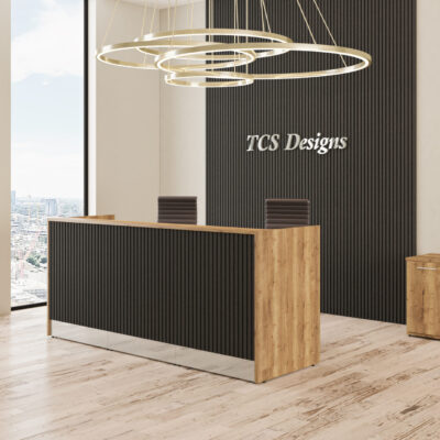 Zion Pro 2-Person Reception Desk –Zion_pro_Single_wall-scaled